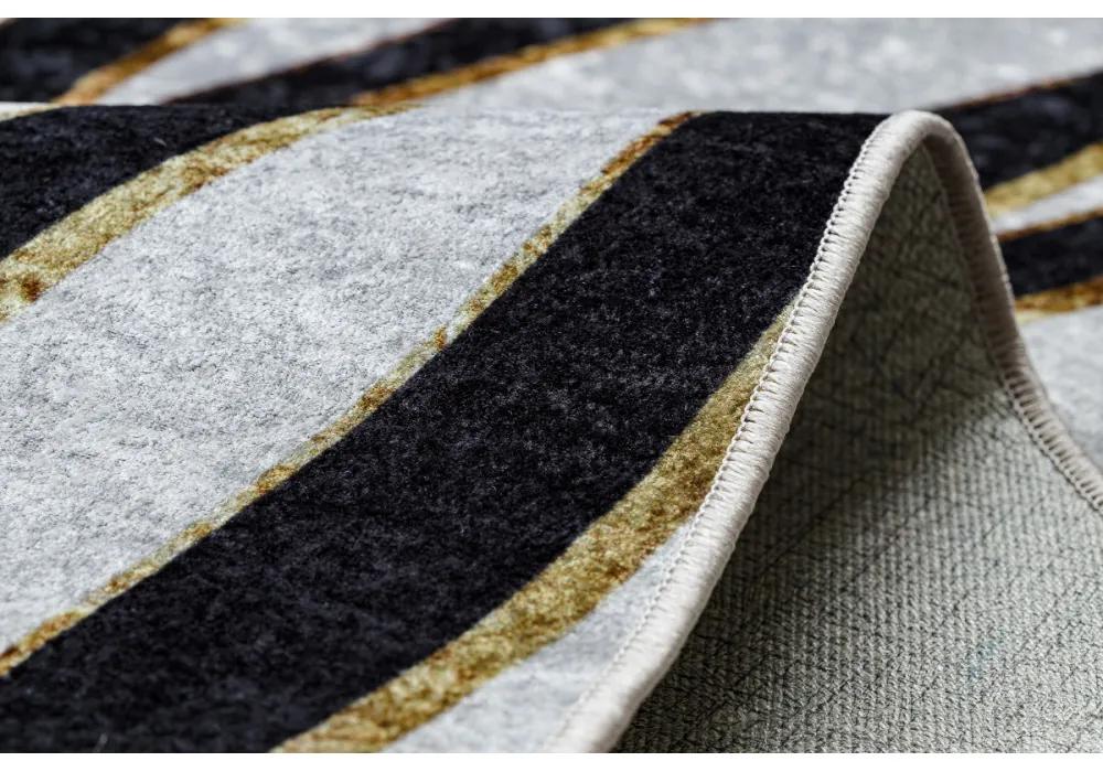 Kusový koberec Amada čiernokrémový 120x170cm