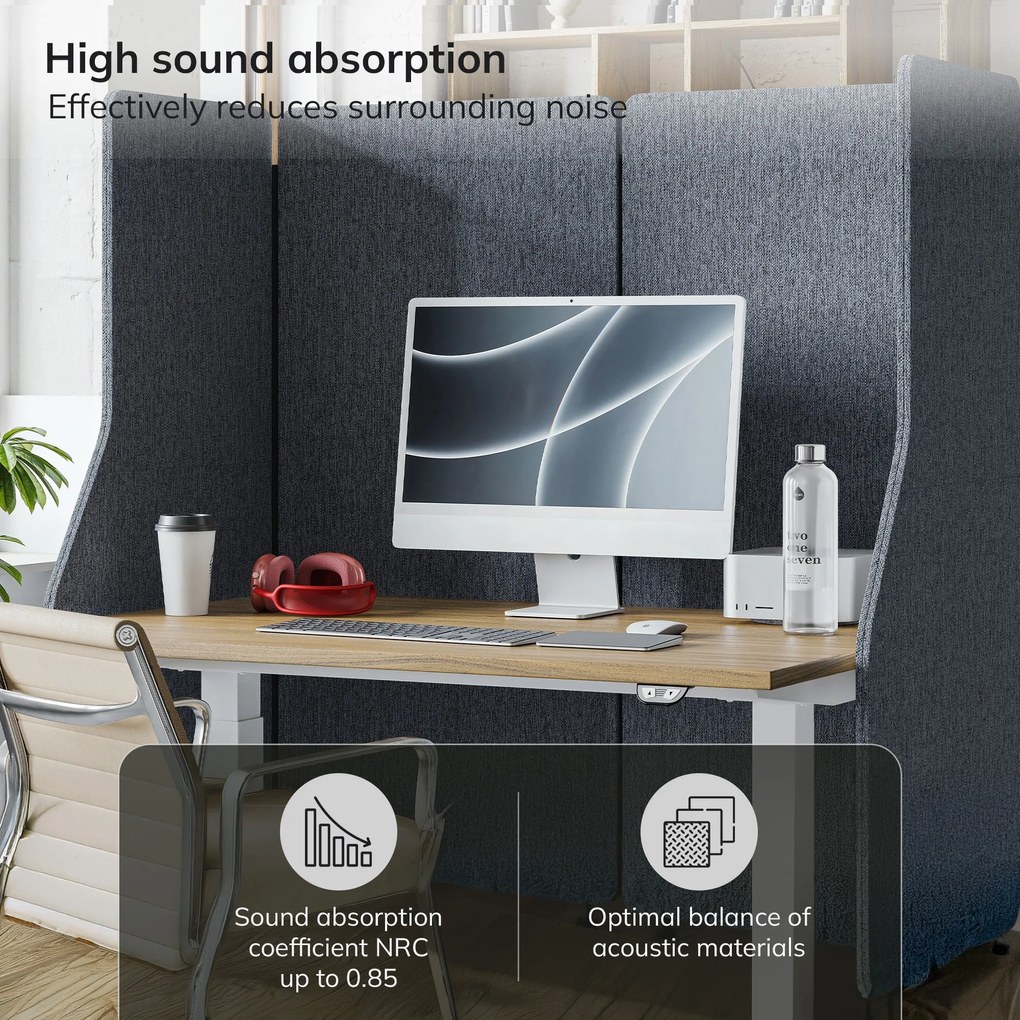 Akustická stena SADIE Carbon Fog 240/145 cm