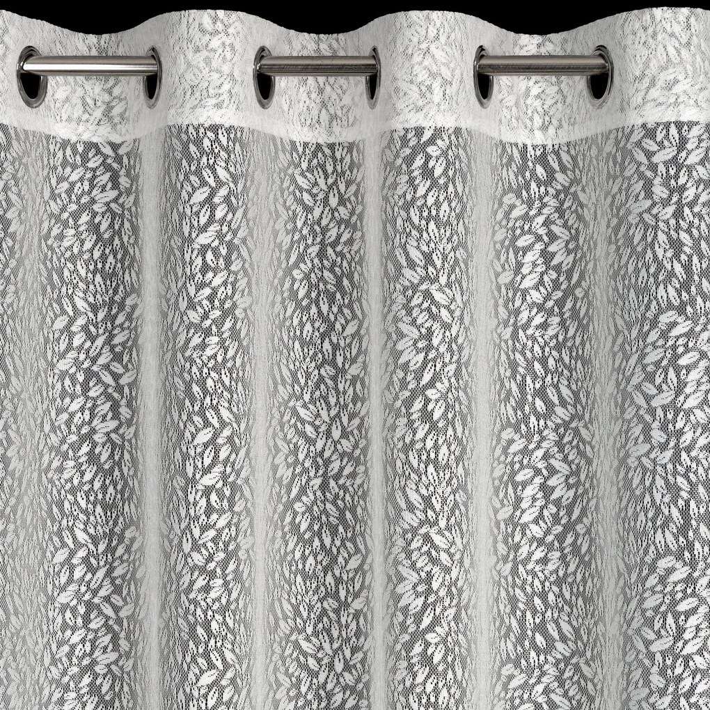 ZÁVES NA KRÚŽKOCH MERA 140X250 CM VZOROVANÁ