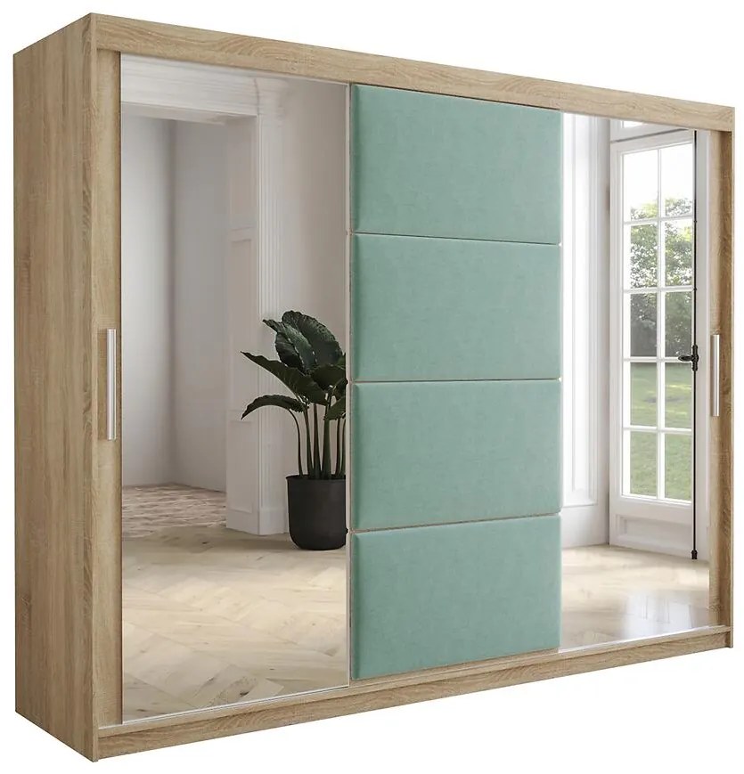 Skriňa Tapi 250 Dub Sonoma/Pistácia