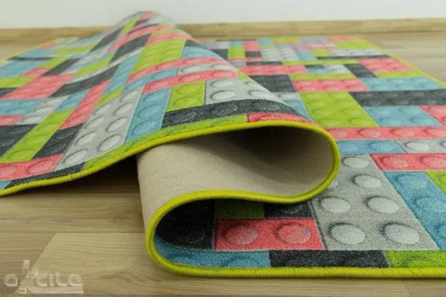 Detský koberec kocky lego 2 viacfarebný