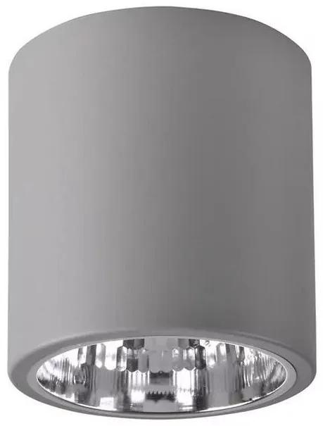 PLX Stropné osvetlenie LEXINGTON, 1xE27, 60W, 16,5 cm, okrúhle, šedé