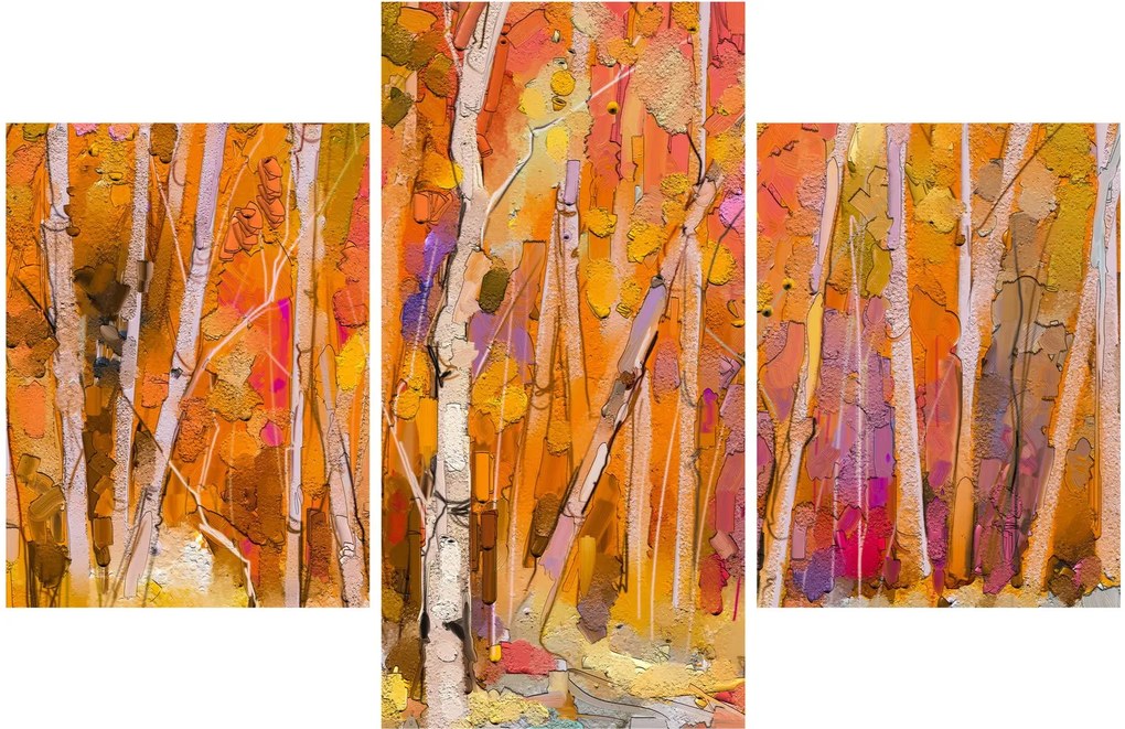 Obraz - Jesenný les (90x60 cm)
