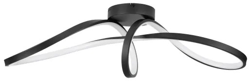 Eglo 901158-LED RGBW Stmievateľné stropné svietidlo CALAROSSA-Z LED/22W/230V čierna