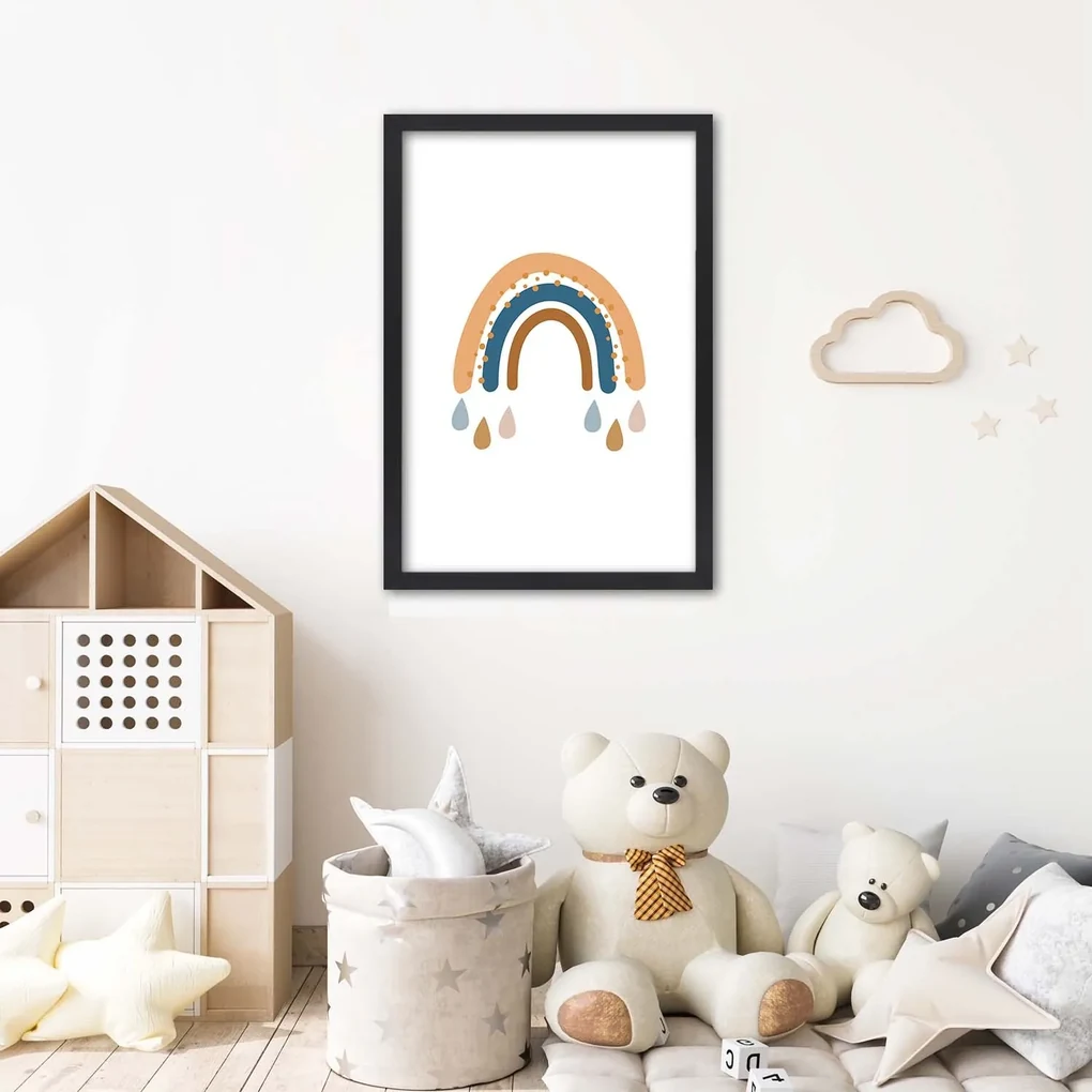 Gario Plagát Dúhové počasie Farba rámu: Bez rámu, Rozmery: 60 x 90 cm