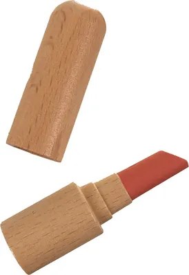 ISO Trade Drevená kozmetická sada Kruzzel 17 v 1 pre deti – make-up, fén, hrebeň