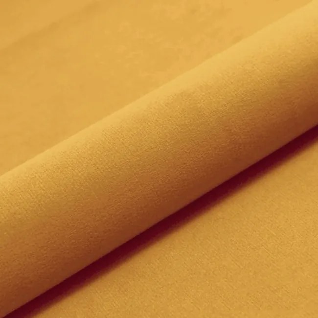 Taburetka Cubo horčicová plyš