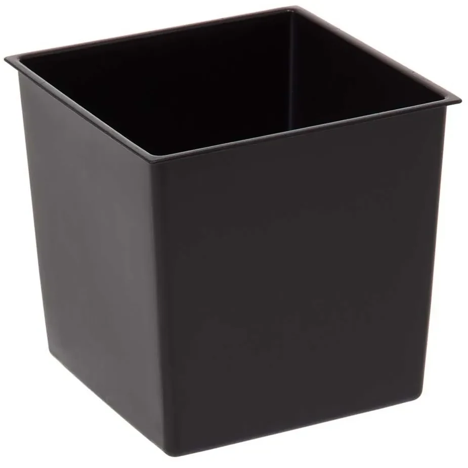 PLASTOVÝ KVETINÁČ PORTO SADA 3KS 67,7X35 CM+46,5X25 CM+57X30 CM IMITÁCIA BETÓNU ČIERNA