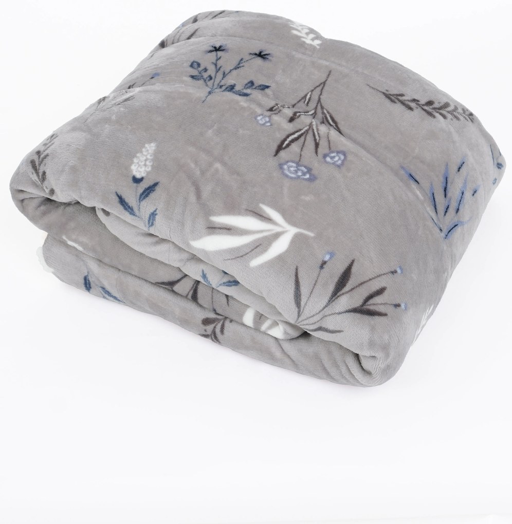 Baránková deka mikroplyš Exclusive 150 × 200 cm – Chloe sivá