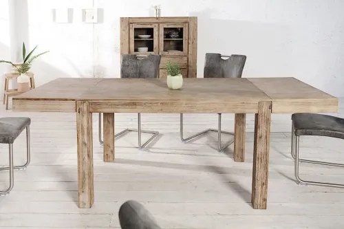Rozkladací jedálenský stôl 36423 120/200x80cm Masív drevo Agát-Komfort-nábytok