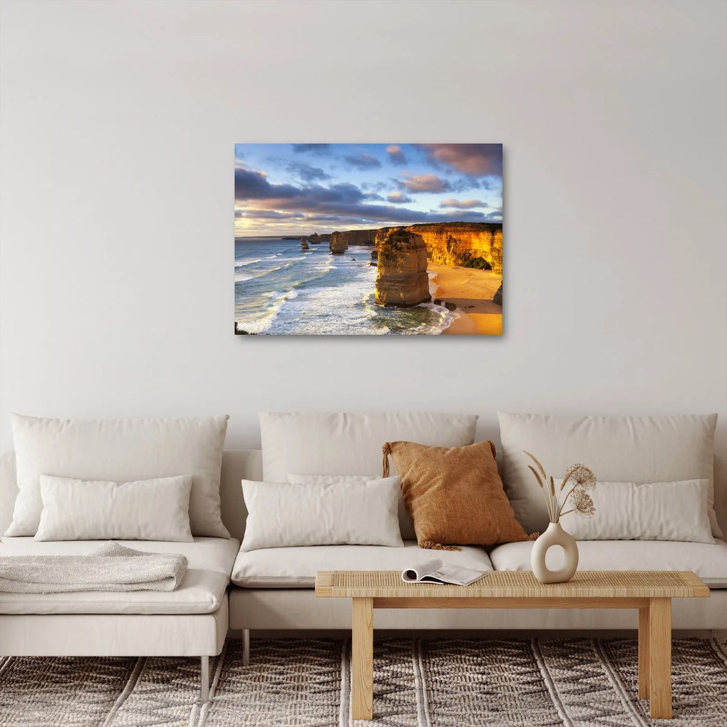 Obraz morských útesov (70x50 cm)