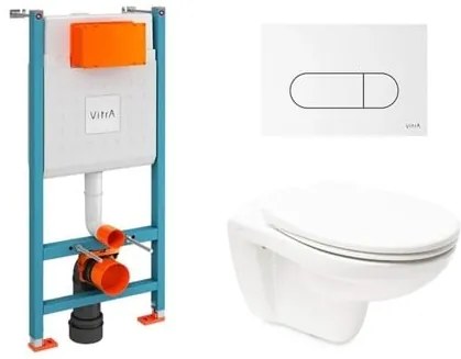 Závesný wc set Vitra Normus do ľahkých stien / predstenová SIKOVSW2