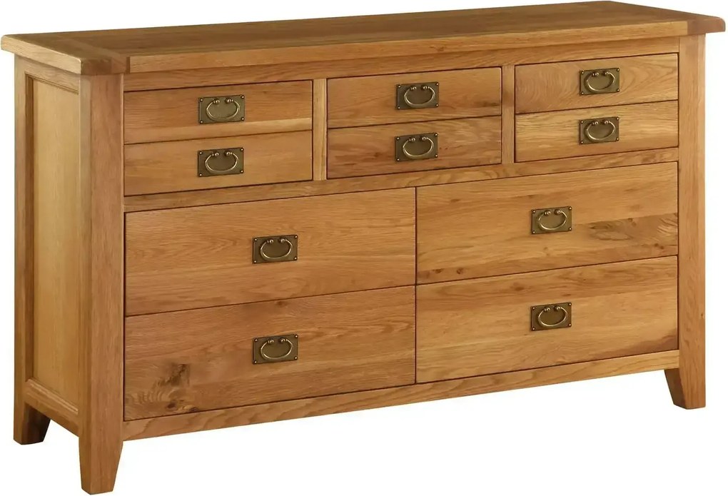 Komoda so 7 zásuvkami, 150x50x90 cm