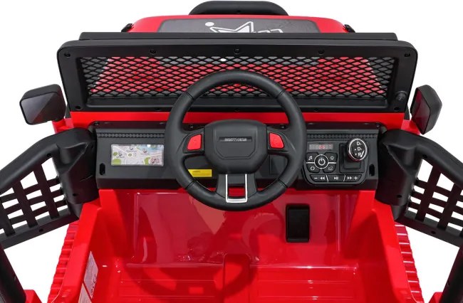 Elektrické autíčko Jeep BEAST 4x4 červené