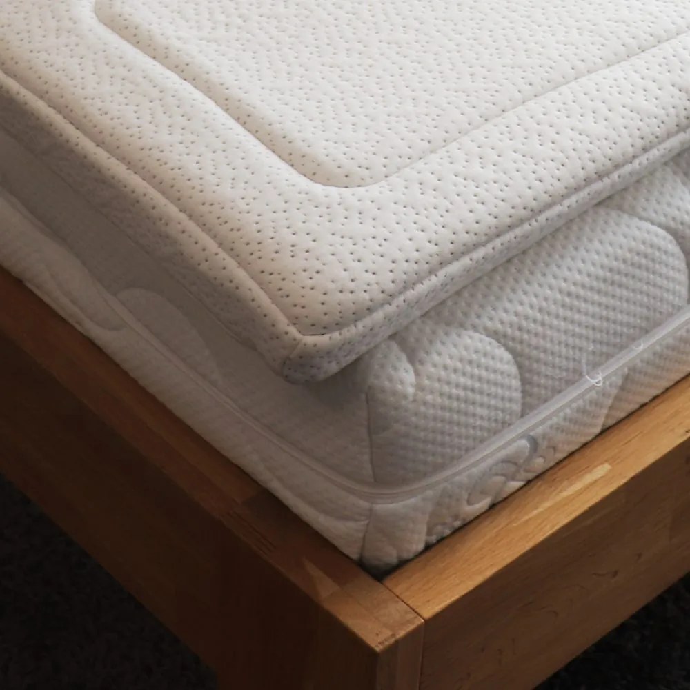 VISCOPUR Vrchný matrac VISCOPUR® bamboo snow 8 cm - 100x200 cm