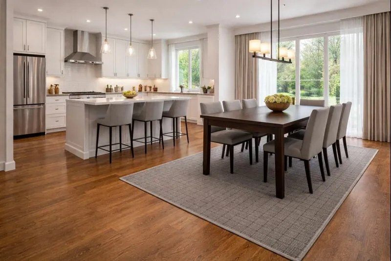 Vopi, Kusový koberec Udinese šedý štvorec, 100x100, šedá, chodba / predsieň