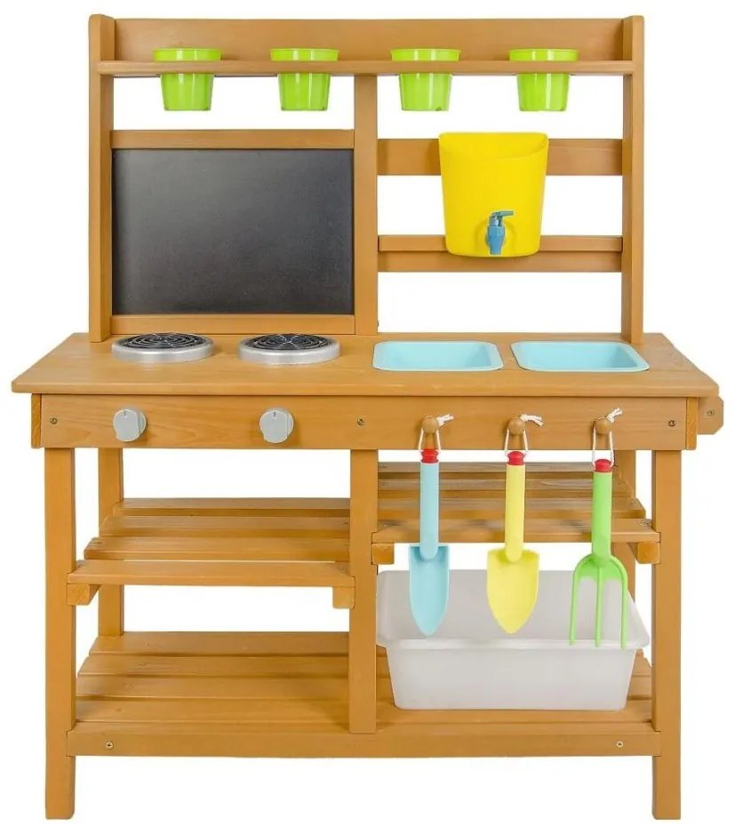 2Kids Toys Dřevěná zahradní kuchyňka