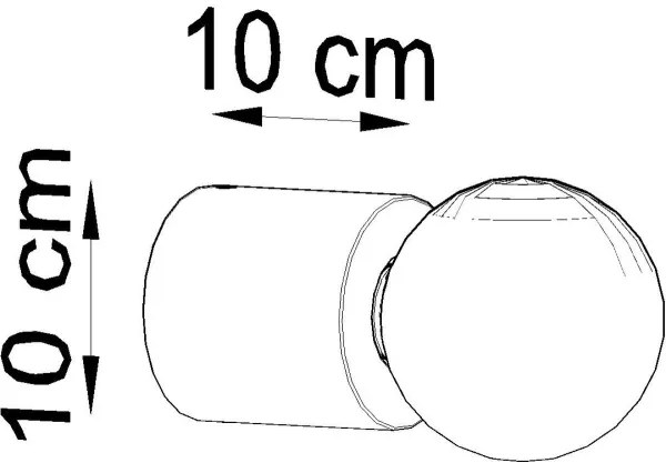 Nástenné svietidlo SALGADO 1xE27/60W/230V betón