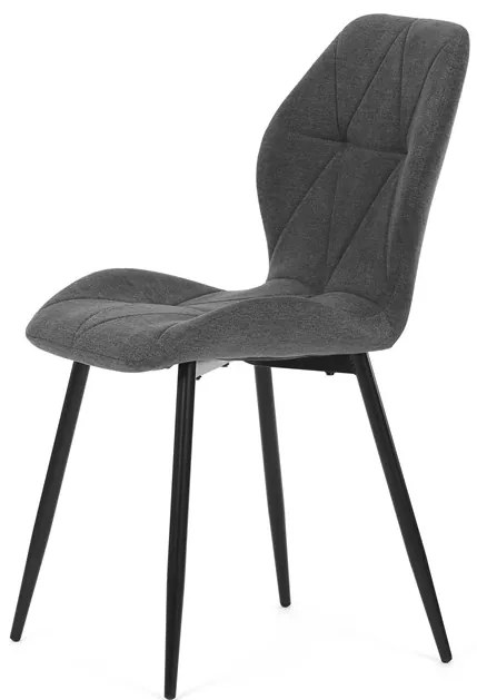 Autronic BONTEC Jedálenská stolička, sivá, látka, CT-285 GREY2 Farba: Šedá