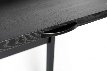 ZUIVER BARBIER BLACK pracovný stôl