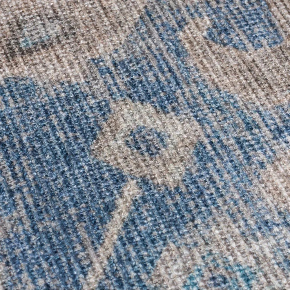 Modrý prateľný koberec 190x290 cm Orelia Global – Flair Rugs