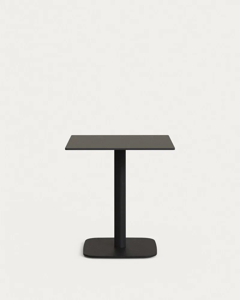 Kovový záhradný jedálenský stôl 68x68 cm Dina – Kave Home