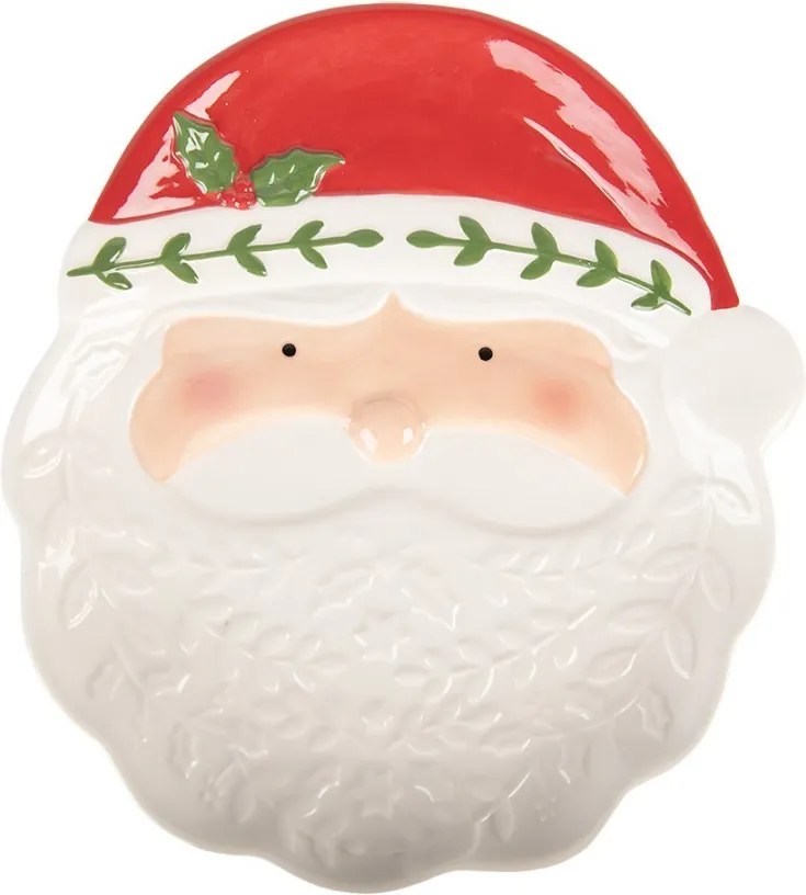 Keramický tanierik Santa Claus - 29*26*5 cm