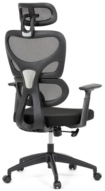 Autronic BONTEC Kancelárska stolička, hojdací mechanizmus, čierna, KA-K2080 BK Farba: Šedá