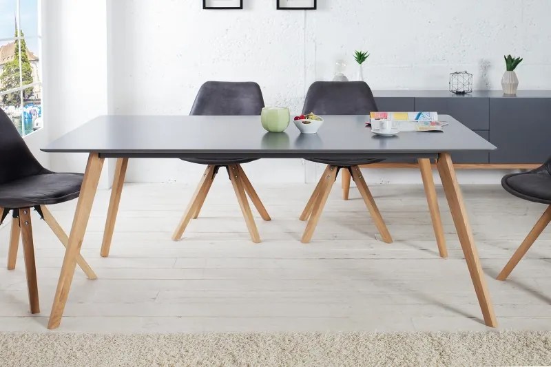 Jedálenský stôl Scandinavia 160cm grafit