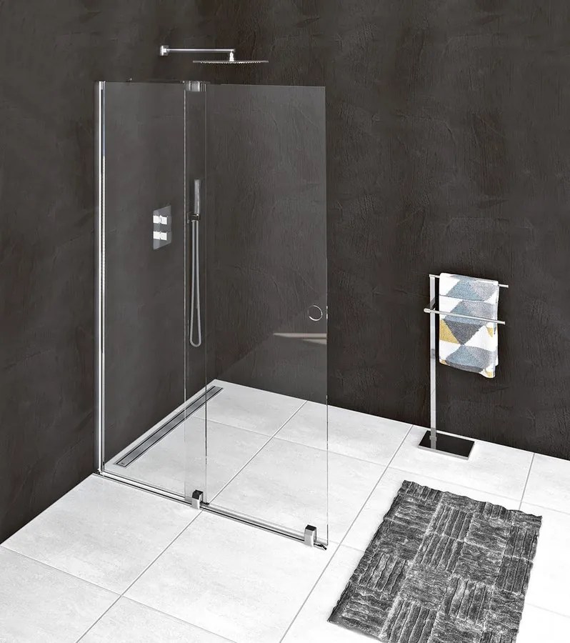 Polysan, MODULAR SHOWER prídavný panel na inštaláciu na stenu modulu 2, 300 mm, pravý, MS2B-30R