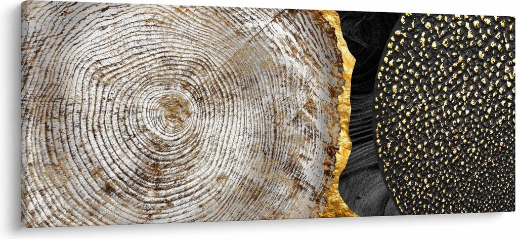 Obrázok - Kmeň stromu v koláži 2 (120x50 cm)