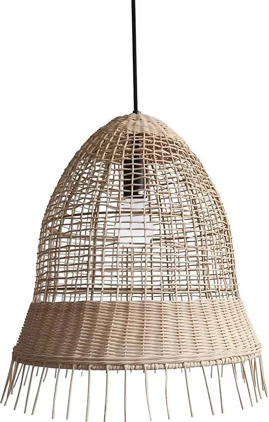 Ratanové závesné svietidlo LF12 prírodné