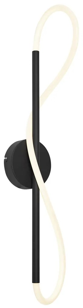 Moderné stropné svietidlo čierne vrátane LED s 3-stupňovým stmievaním - Keri