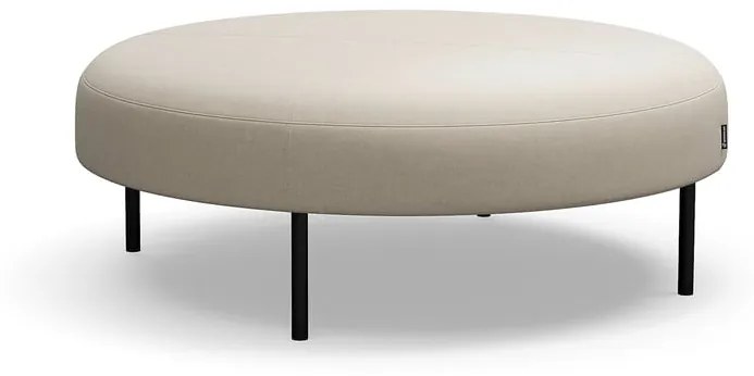 Taburet na nožičkách VARIETY, Ø 1200 mm, látka Pod CS, pieskovcová