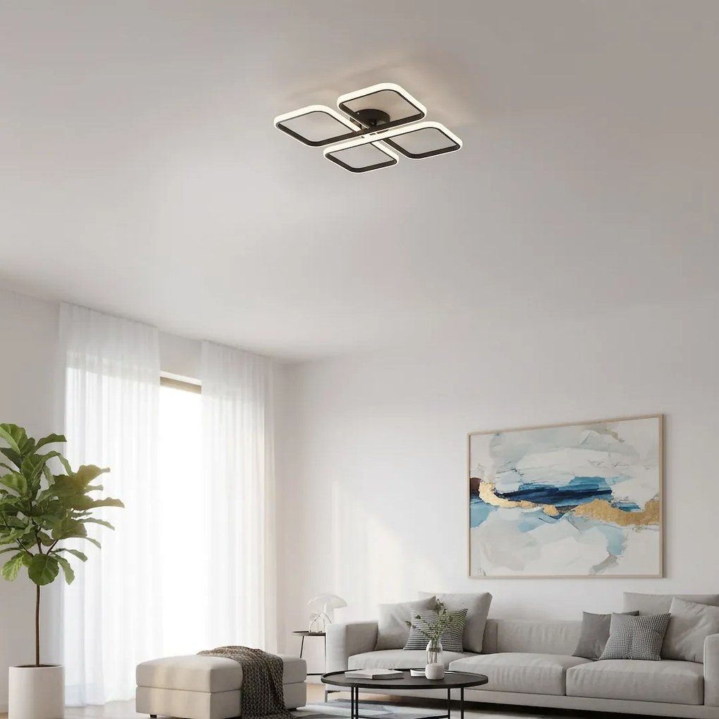 Stropné LED svietidlo Hidalgo, 1x LED 40w, 4000k, b