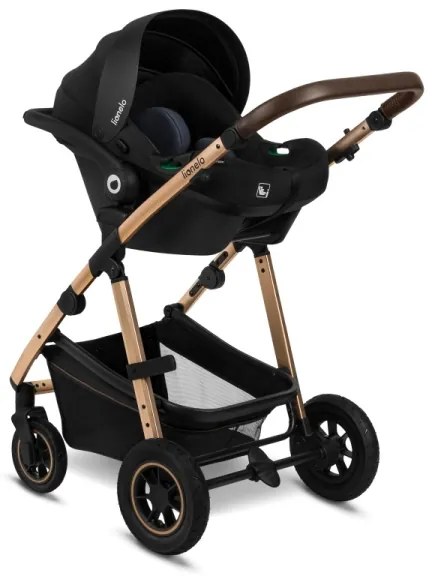 Lionelo - Kombinovaný kočík 3v1 AMBER Black Onyx
