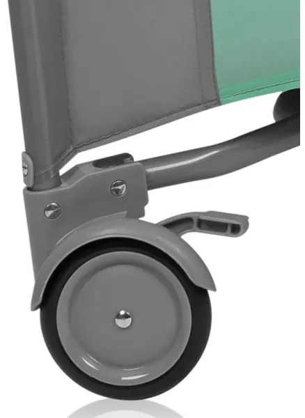 Lionelo - Hracia ohrádka MILLE PLUS sivá a zelená