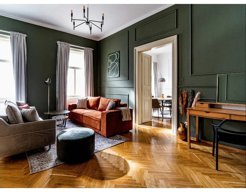 Béžová rozkladacia pohovka Emile - Bobochic Paris