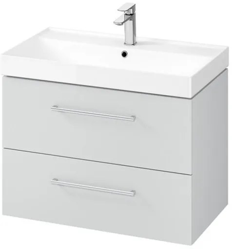 Cersanit Larga, umývadlová skrinka 80cm, šedá matná, S932-075