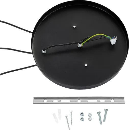 BRILAGI - Závesný luster na lanku WABI SABI 3xE27/40W/230V priemer 60 cm čierna