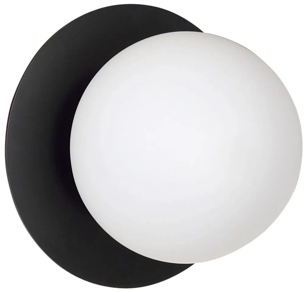 Nástenné svietidlo MINERVA 1xE14/10W/230V čierna