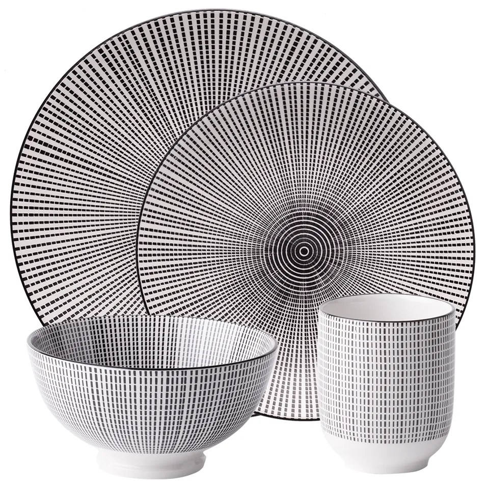 Porcelánový set 24 ks – Gaya Elements Fire - W0096