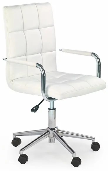 Detská otočná stolička Gonzo biela