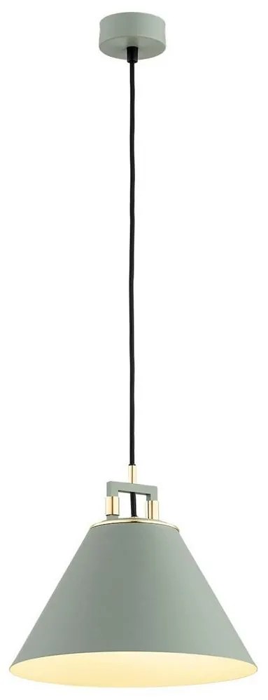 Argon 4916 - Luster na lanku ORTE 1xE27/15W/230V zelená