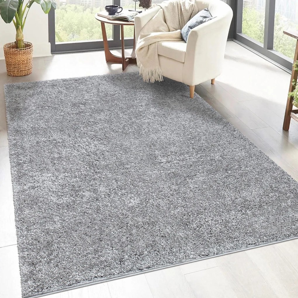 Dekorstudio Shaggy koberec CITY 500 sivý Rozmer koberca: 200x290cm