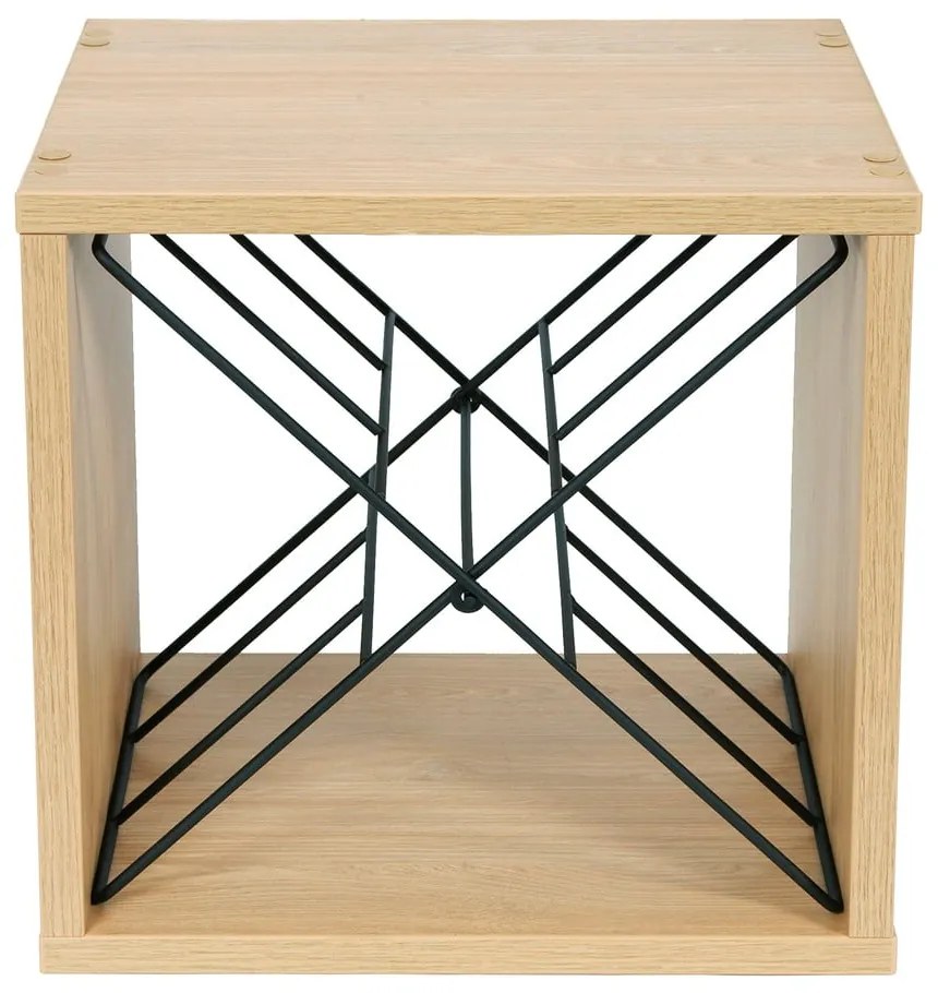 Regál na víno v dekore jaseňa v prírodnej farbe počet fliaš 12 36,5x36x29 cm Macon – Compactor