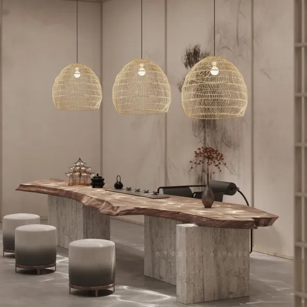 Immax 08261L - Závesný luster na lanku BOHO DELICADO 1xE27/40W/230V pr. 60 cm