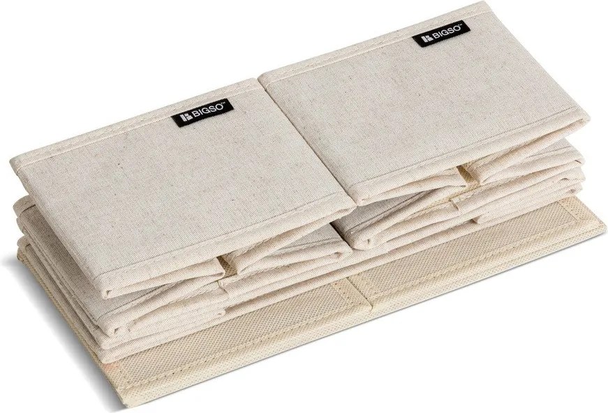 Látkové organizéry do zásuvky v súprave 3 ks Soft Storage – Bigso
