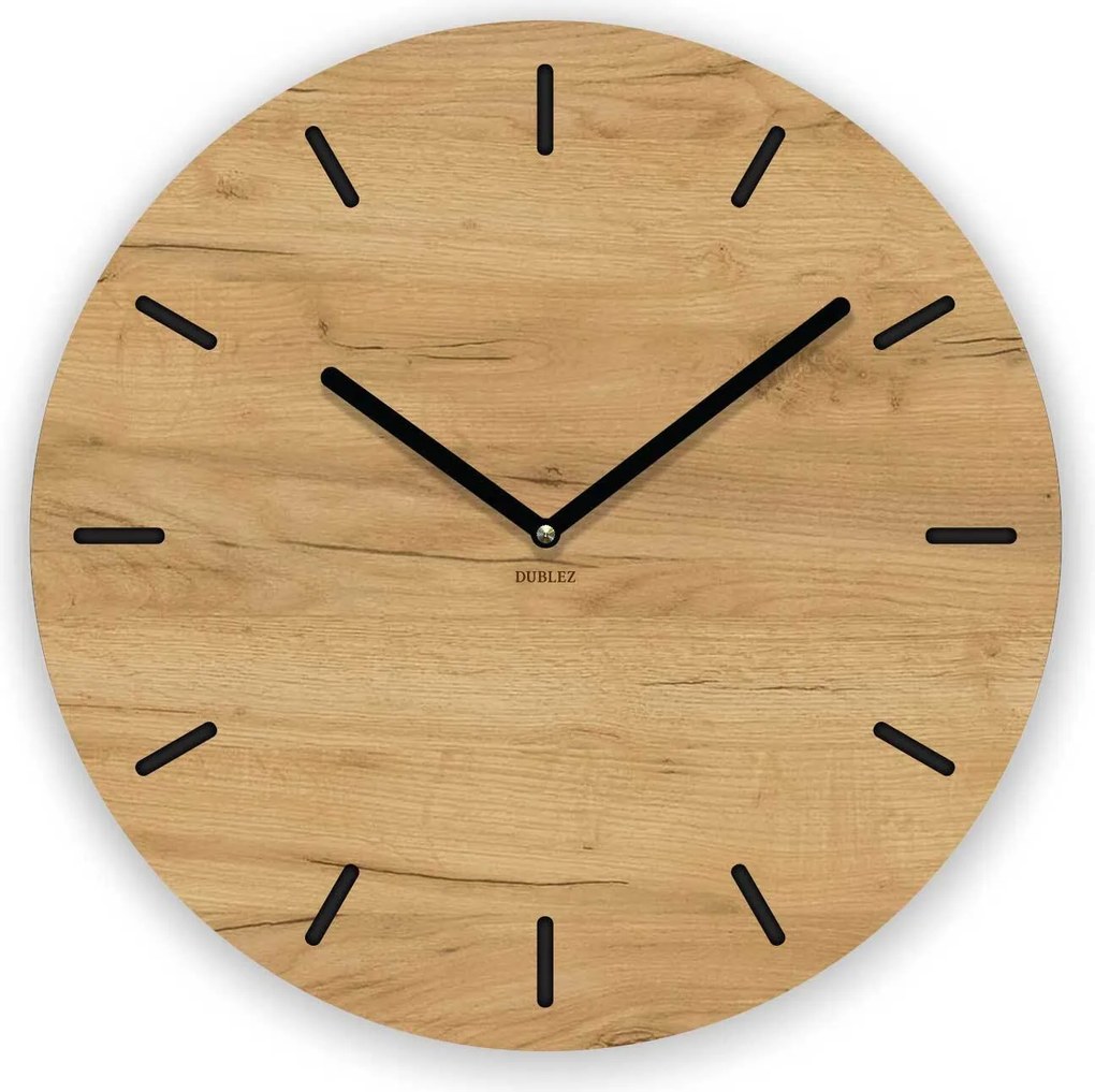 DUBLEZ | Drevené hodiny na stenu