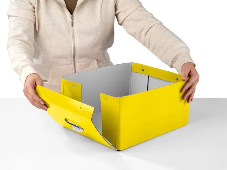 MELINERA® Úložný maxi box, 2 kusy (žltá), žltá (100300228)